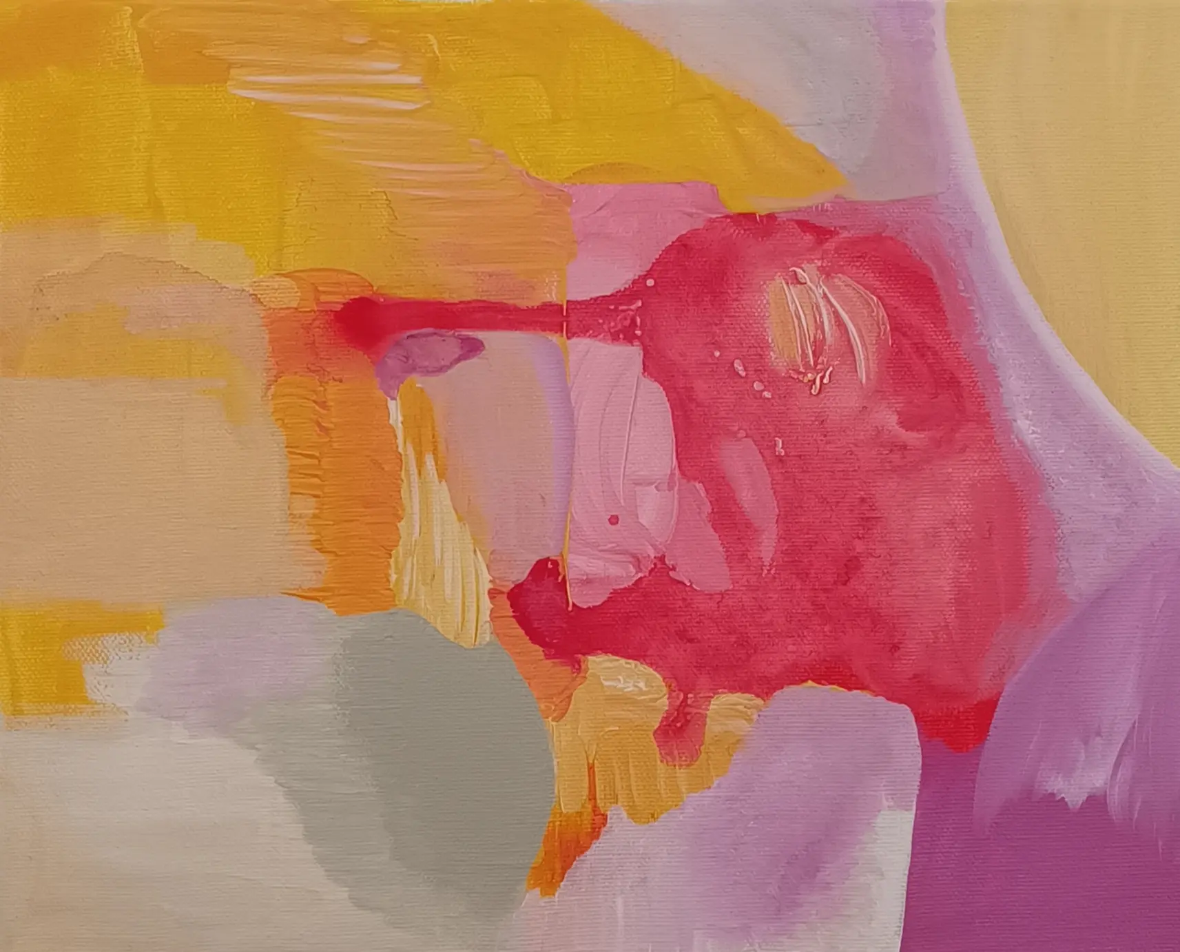 Inner Bloom Kunstwerk auf Leinwand